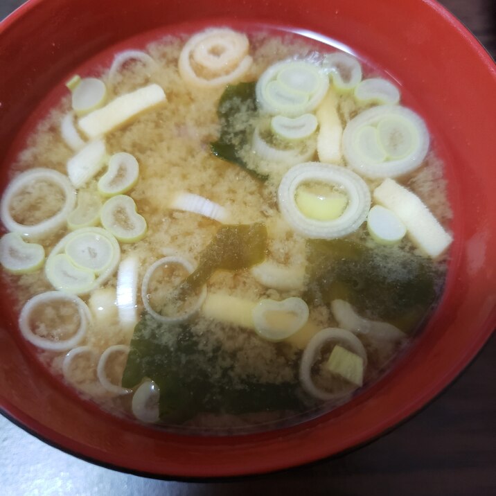 簡単！！インスタント生味噌汁